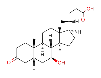 3-keto-7β-hydroxy-5β-cholan-24-oic acid