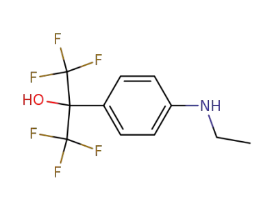 2-(4-ethylamino-phenyl)-1,1,1,3,3,3-hexafluoro-propan-2-ol
