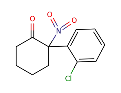 2-(2-chlorophenyl)-2-nitrocyclohexan-1-one